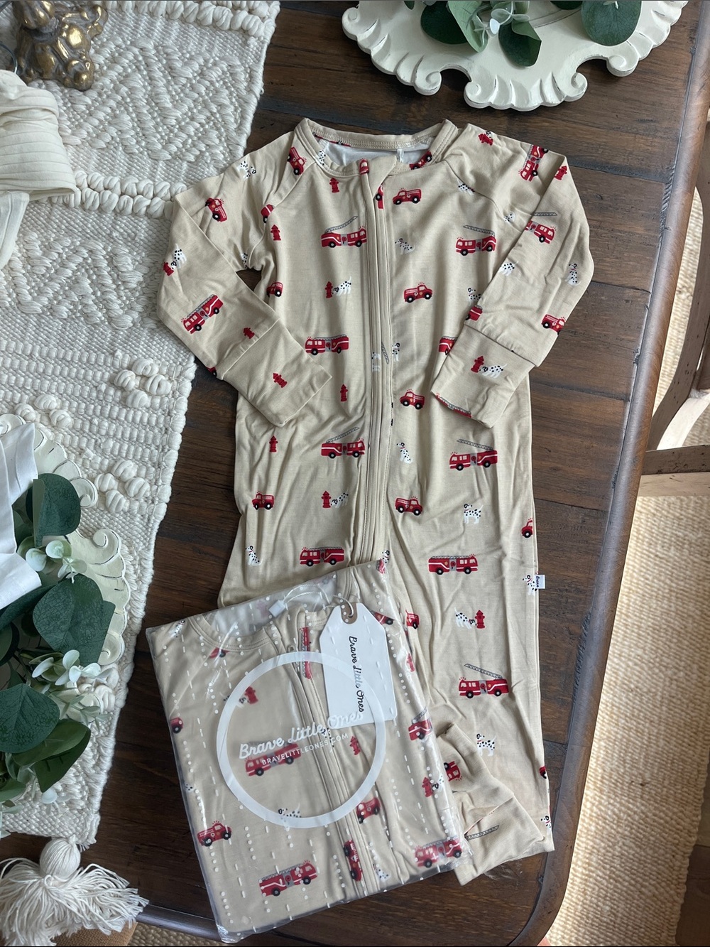 NWT- Brave Little Ones Pajamas